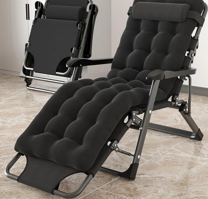Chaise longue pliable de luxe à gravité zéro