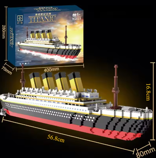 Luxe Cruiseschip Titanic – Miniatuur Bouwset (4000 stukjes)