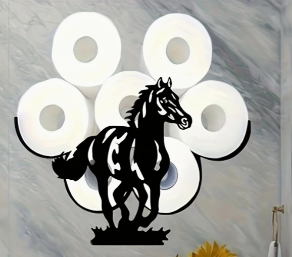 Porte-papier toilette Cheval