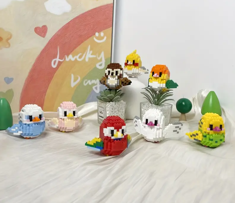 Mini bird building sets
