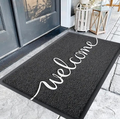 Paillasson noir WELCOME Deux tailles