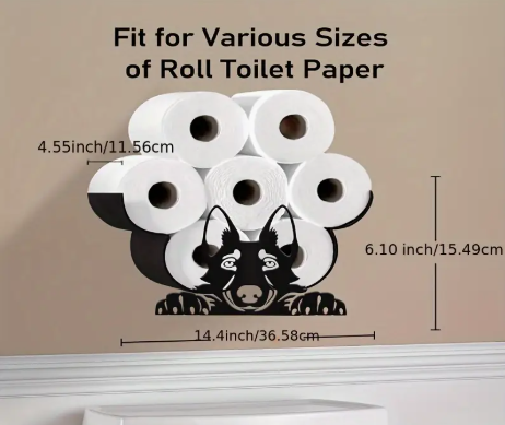 Porte-rouleau de papier toilette Wolf