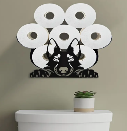 Porte-rouleau de papier toilette Wolf