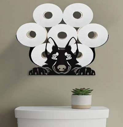Porte-rouleau de papier toilette Wolf